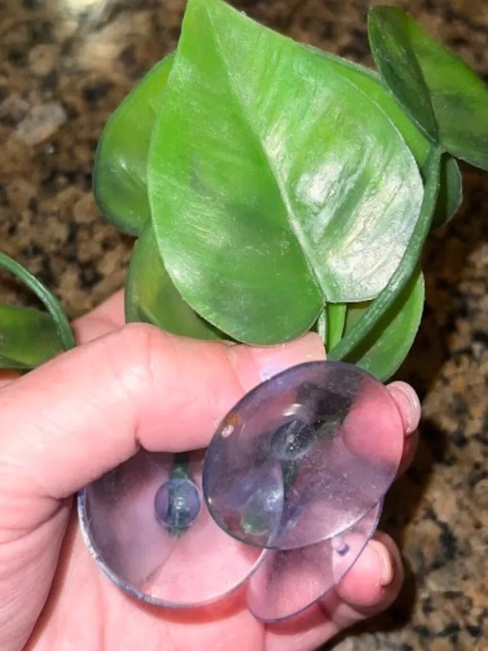 Set of Fish Aquarium Decoration. Total of 18 fake foliage items.